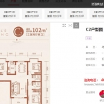 天水东方尊裕102户型装饰设计方案！