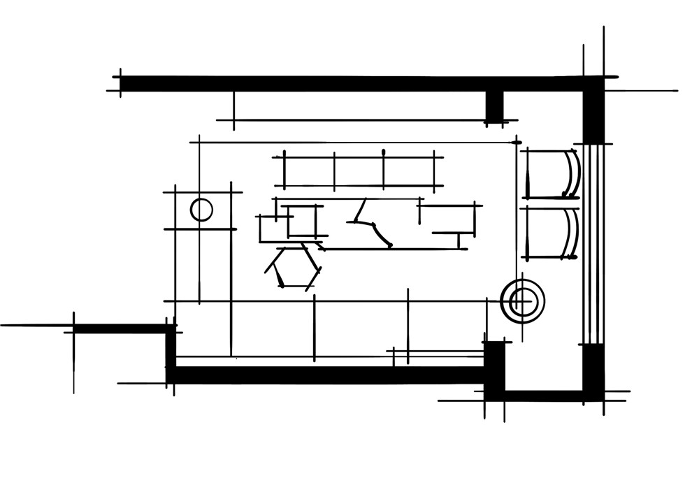 客厅的十种表现-弱化阳角组合空间