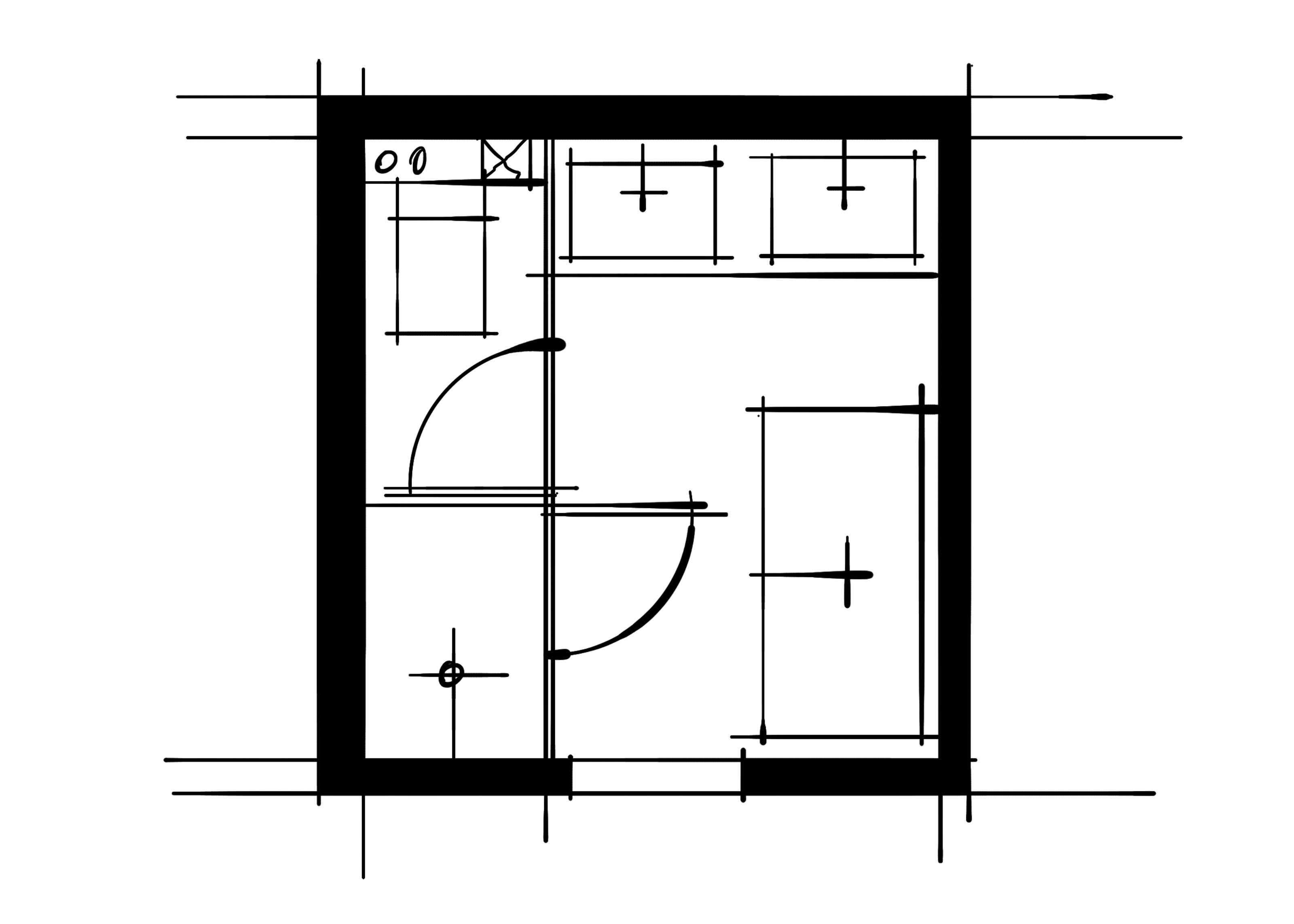 室内设计八大空间的十种做法-主卫（三分玻璃空间）